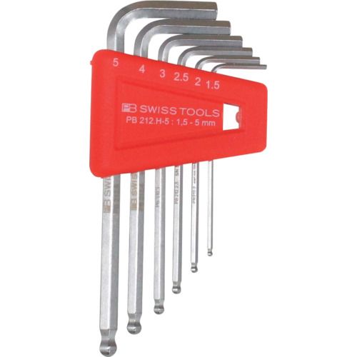 【SS押さえる 38万商いもの以上10%OFF】 ＰＢスイスツールズ どんぶり鉢付六角棒鍵仕掛ける（容器に並べる有りの実） 1Ｓ (212H5)