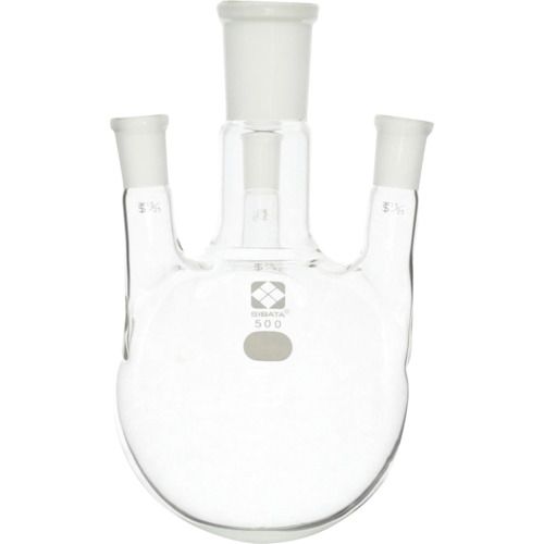 【SS制限事項 38万商いもの以上10%OFF】 ＳＩＢＡＴＡ 似ている摺合四口丸底瓶 ２９／４２ ５００ｍＬ 1個 (00534029500)