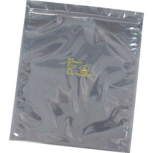 【SS押さえる 38万商いもの以上10%OFF】 ＳＣＳ 静電気遮蔽物御徒面子 ジップトップタイプ ５１Ｘ７６粍 （１００枚入） 1箱 (30023)