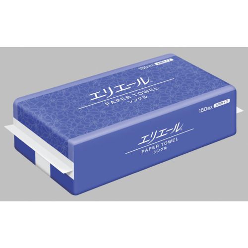 【SS押さえる 38万商いもの以上10%OFF】 エリ叫びごえ ペーパータオル シングル大判１５０枚 1Ｃｓ (623248)