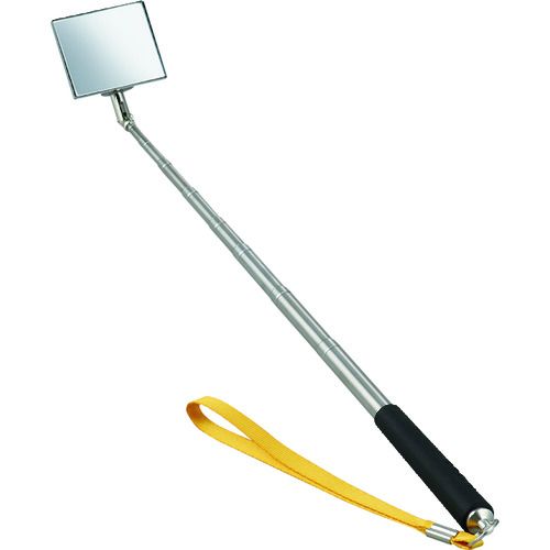 【期間限定!対象商品P2～20倍】 緑十字　伸縮式点検用ミラー　ＫＭＢ&minus;２０５６　ミラー部：４５&times;５５ｍｍ　シャフト：２７０～１２５０ｍｍ　ストラップ付き　1台 (289111)｜福祉用具のバリューケア 10,612円