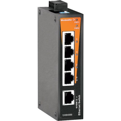 【期間限定!対象商品P2～20倍】 ワイドミュラー　ＩＥ－ＳＷ　産業用スイッチングＨＵＢ　５ポート　１２４０８４００００　1台 (IESWBL055TX)