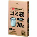 【期間限定!対象商品P2~20倍】 JTX 354405)ゴミ袋LDD 透明70L 300枚N044J70P 1箱 (N044J70P)|福祉用具のバリューケア