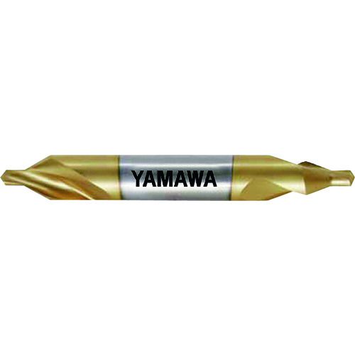 【期間限定!対象商品P2～20倍】 ヤマワ コーティング弱ねじれ溝Ａ形６０° センタ穴ドリル ＣＤ－Ｓ Ｖ ５Ｘ６０°Ｘ１１ 1本 (CDSV5X60X11)