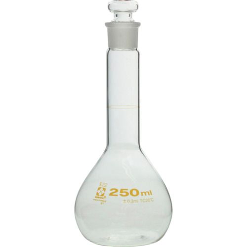 【期間限定!対象商品P2～20倍】 ＳＩＢＡＴＡ　メスフラスコ　短形　２５０ｍＬ　1本 (023080250)