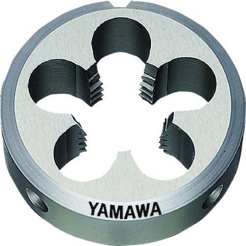 【期間限定!対象商品P2～20倍】 ヤマワ　ソリッドダイス　Ｄ　３／８－３２ＵＮＥＦ　２５径　1個 (D3832UNEF25)
