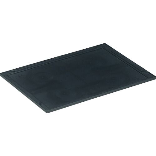 【期間限定!対象商品P2～20倍】 サンコー　折りたたみコンテナー　７０２９１０　オリコン５５・７５フタ（導電）黒　1個 (SKO5575FELBK)