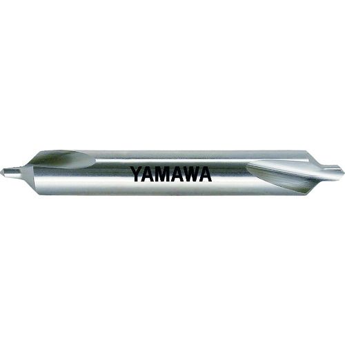 【期間限定!対象商品P2～20倍】 ヤマワ　弱ねじれ溝Ａ形９０°　センタ穴ドリル　ＣＤ－Ｑ　６Ｘ９０°Ｘ１６　1本 (CDQ6X90X16)