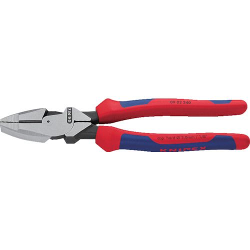 【期間限定!対象商品P2～20倍】 ＫＮＩＰＥＸ　架線工事用強力ペンチ　1丁 (0905240)