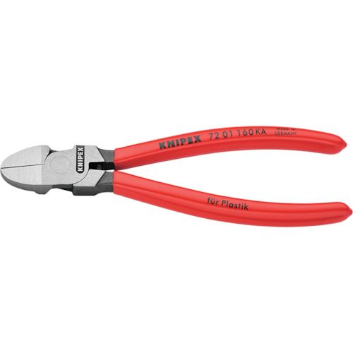 【SS制限事項 38万商いもの以上10%OFF】 ＫＮＩＰＥＸ 可塑性物質用ニッパーラウンドヘッド １６０粍 1丁 (7201160KA)
