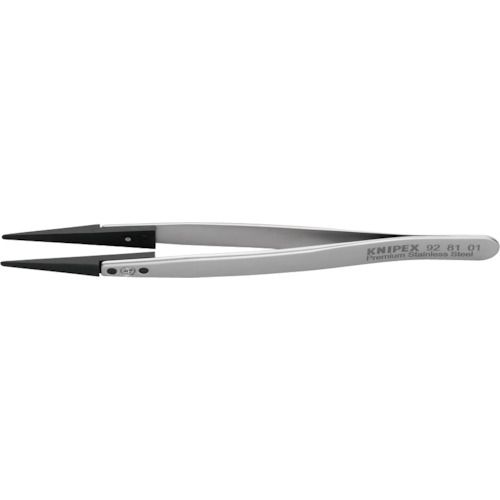 【期間限定!対象商品P2～20倍】 ＫＮＩＰＥＸ　ＥＳＤチップ交換式ピンセット　１３０ｍｍ　1本 (928101)