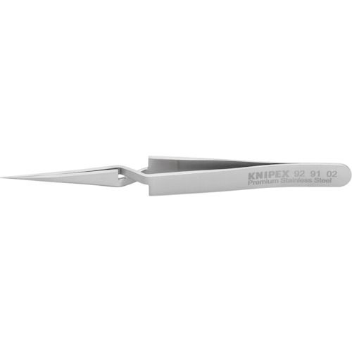 【期間限定!対象商品P2~20倍】 KNIPEX 逆作用ピンセット(INOX) 120mm 1本 (929102)|福祉用具のバリューケア