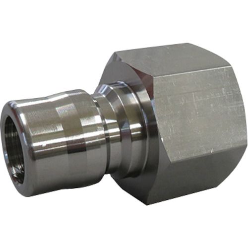 【期間限定!対象商品P2～20倍】 ＦＬＯＢＡＬ　両路開放型クイックカップリング　ＴＳ－６ＰＦ（ＳＵＳ３０４）　1個 (TS6PFSUS304)
