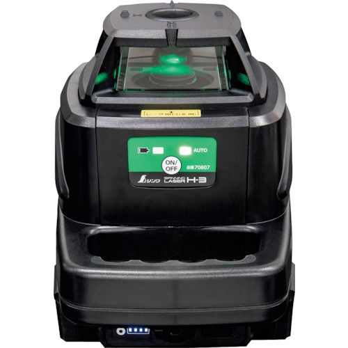 【期間限定!対象商品P2～20倍】 シンワ　スピニングレーザー　Ｈ－３　グリーン　1台 (70807)
