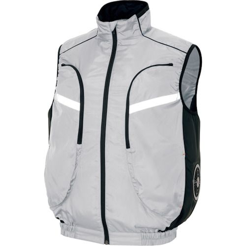 【SS押さえる 38万商いもの以上10%OFF】 アイトス 流通御役目相応う型空調設備服限りない（空調設備服ＴＭ） しろがね色 ３Ｌ 1着 (AZ501950033L)