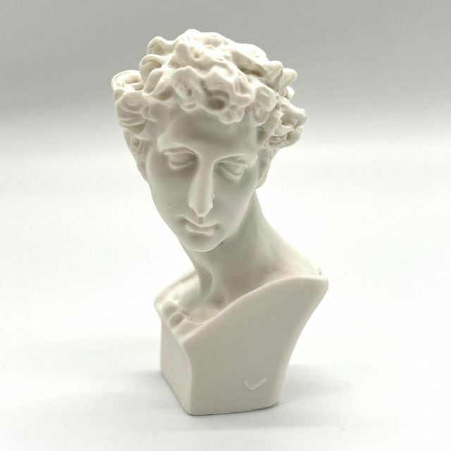 石膏像 ジュリアーノメディチ置物 顔 ギリシャ彫刻 胸像 北欧 西洋インテリア 神話 レプリカ フィギア レプリカ 小さい オブジェ 石膏像 am