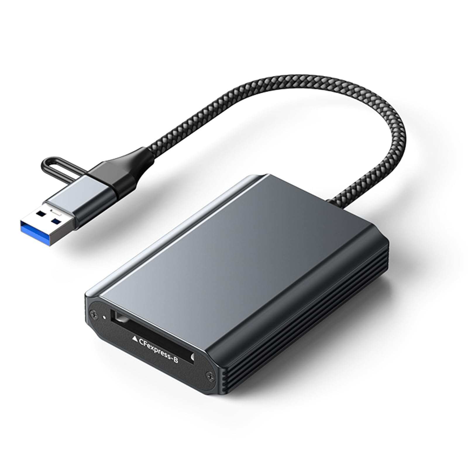 CFexpress Type-B カードリーダー USB3.2 Gen2 10Gbps 高速転送 コンパクト プラグアンドプレイ 写真 動画 データ転送 カメラユーザー向け|バリューライフ店