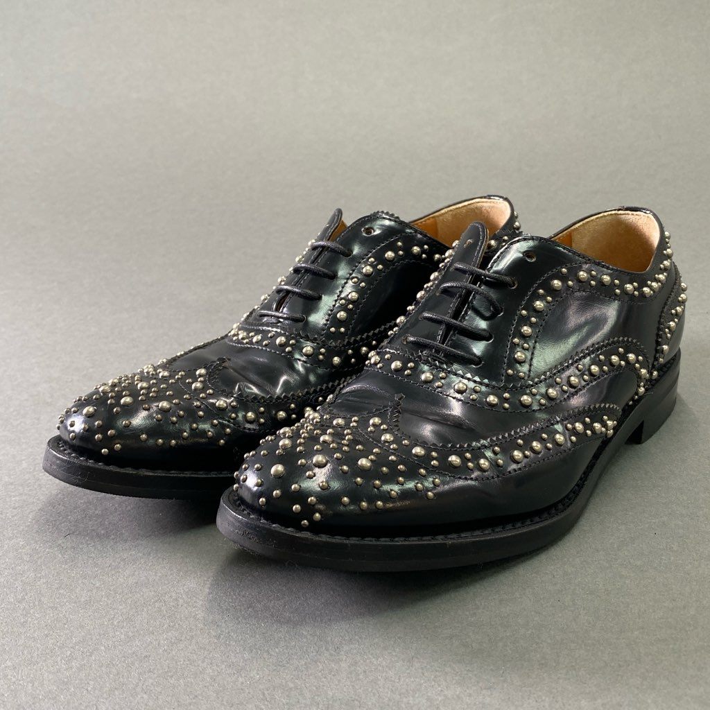 【美品】Church's ドレスシューズ　37.5 Church's(チャーチ) / ドレスシューズ/37.5/BLK/状態考慮/破れ有