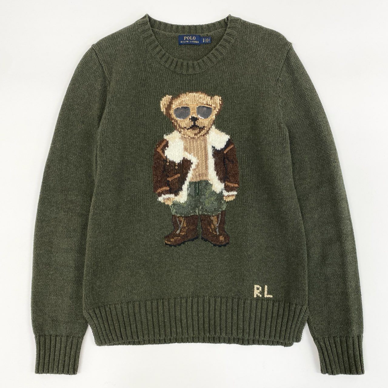 美品 palace Ralph Lauren Skate ベア ニット XL 美品 palace Ralph Lauren Skate ベア ニット XL 美品 palace