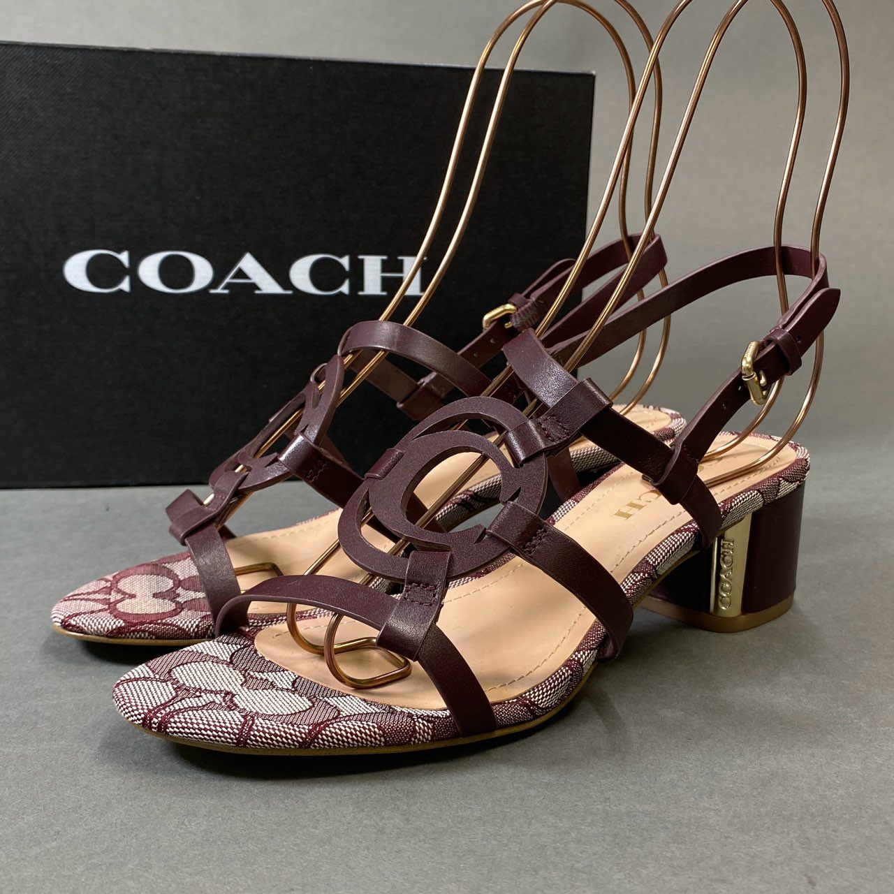 楽天市場】COACH コーチ シグネチャー サンダル 新品同様 US6