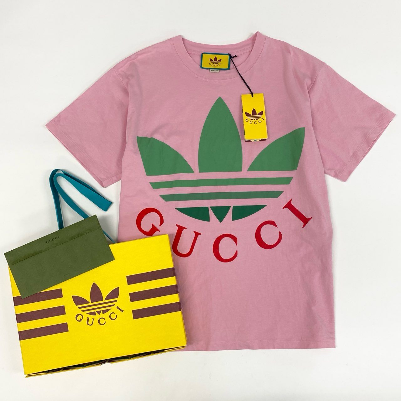 新品同様品❣️グッチトレフォイル総柄アディダスコラボ❣️xs可愛い 楽天市場】≪Brand new≫ Gucci x adidas Mens T-shirts XS