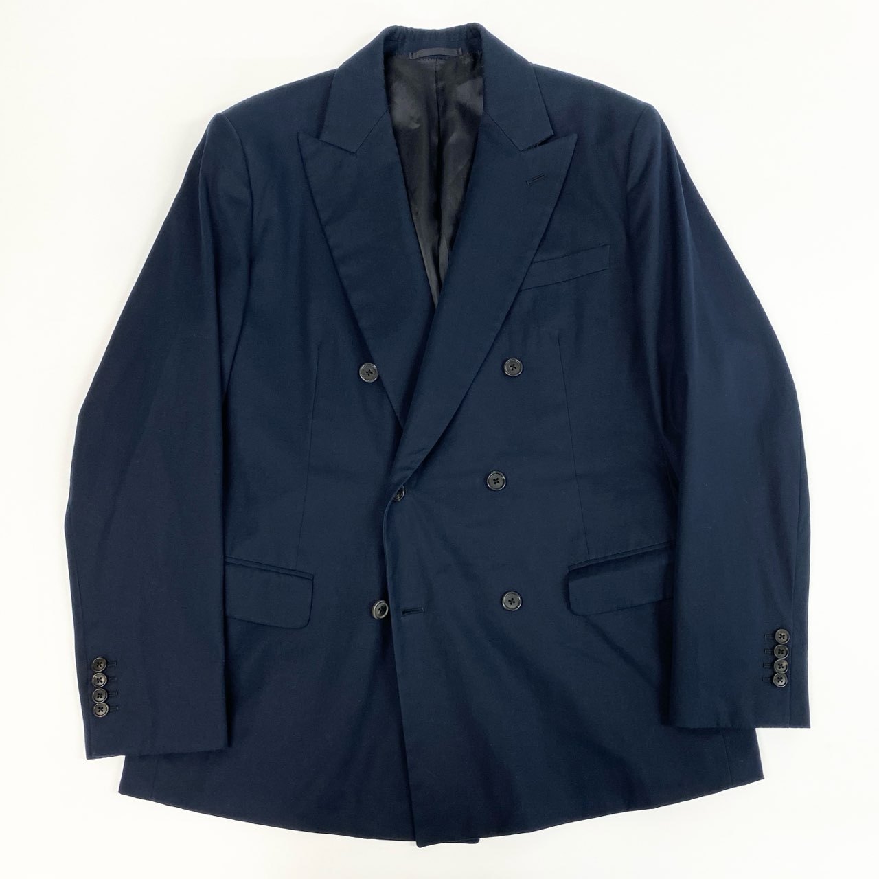 PRADA プラダ　テーラードジャケット　サイズ48 PRADA（プラダ）テーラードジャケット 黒 サイズ:48R(L位