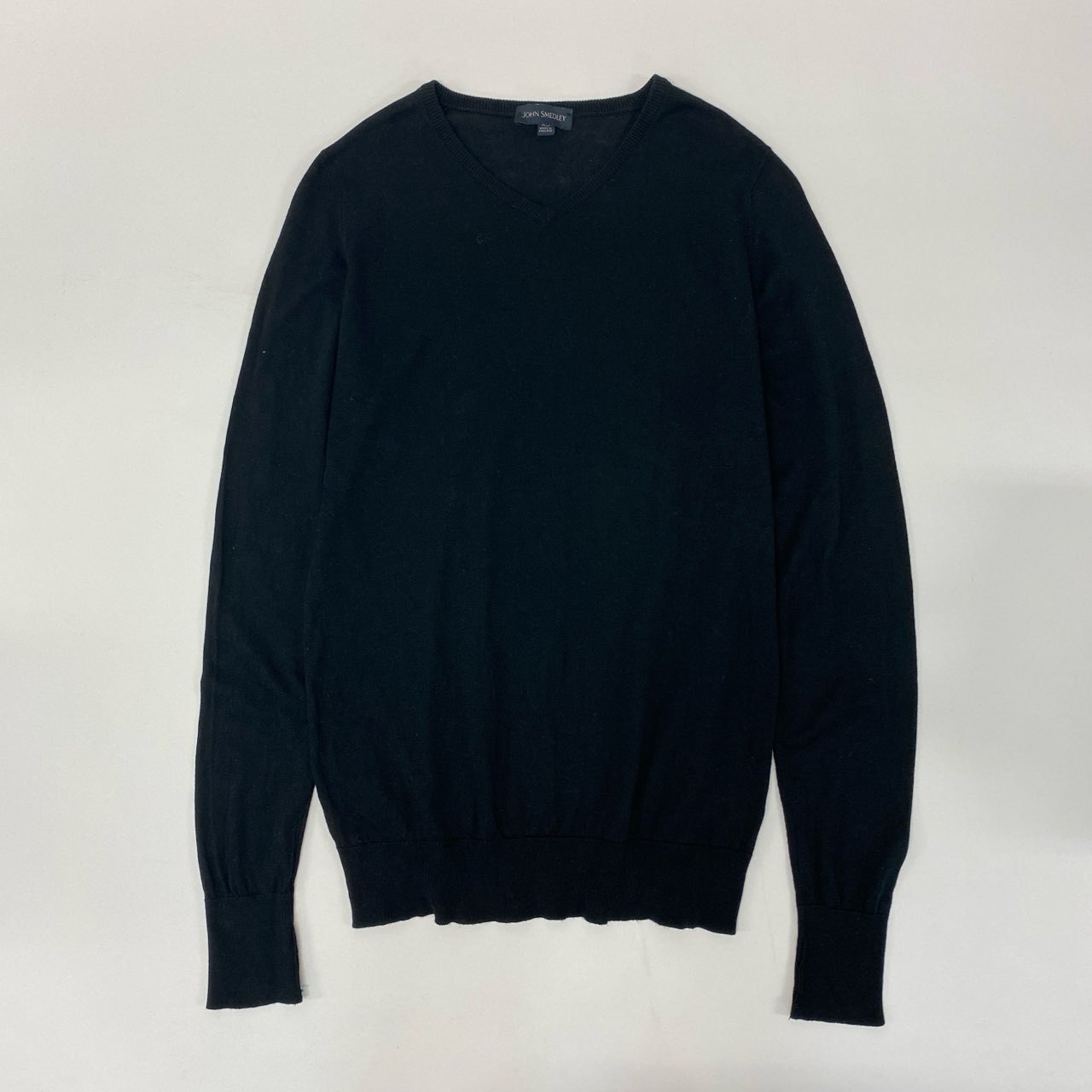 極美品 ジョンスメドレー RHC別注 ロンハーマン ニット 英国製 ウール 黒 極美品 ジョンスメドレー RHC別注 ロンハーマン ニット 英国製 ウール