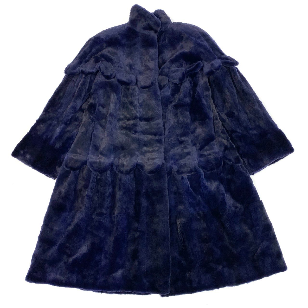 楽天市場】【中古】美品▽ストーンマーティン 裏地ロゴ柄 本毛皮コート