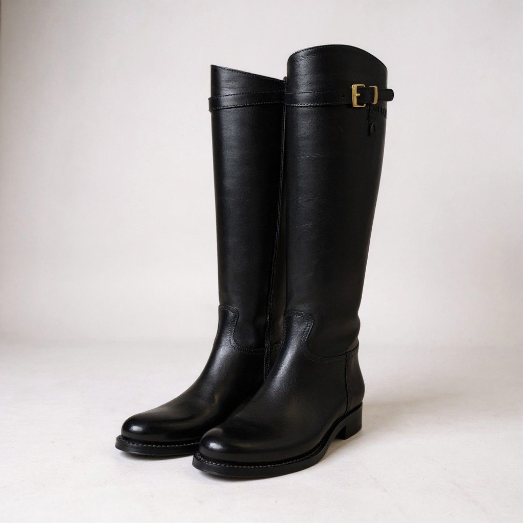 楽天市場】プラダ ロングブーツ ロゴ入り 36 23cm ブラック 黒