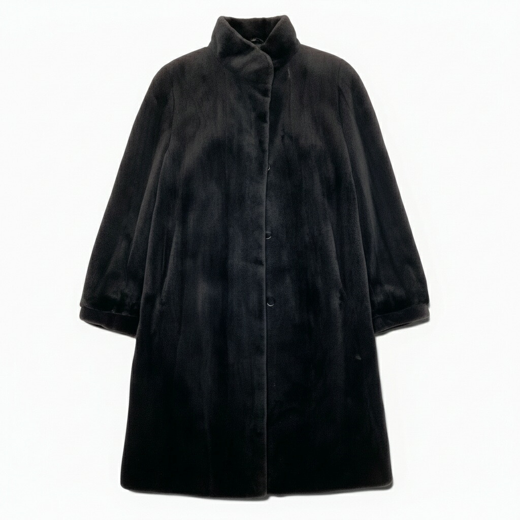 楽天市場】高級 SAGA ミンク ファー ロング コート ダークブラウン