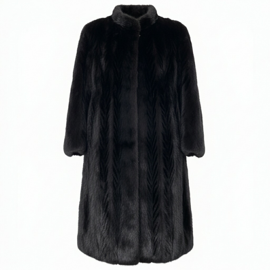 楽天市場】【中古】大人気/EMBA/ミンク&フォックスデザインコート/9-13