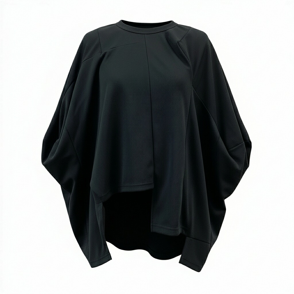 COMME des GARCONS コムデギャルソン 変形カットソー パッチワーク トップス 日本製 AD2023 GL-T018 Sサイズ ブラック ポリエステル100％ レディースo07t 中古｜バリューストック