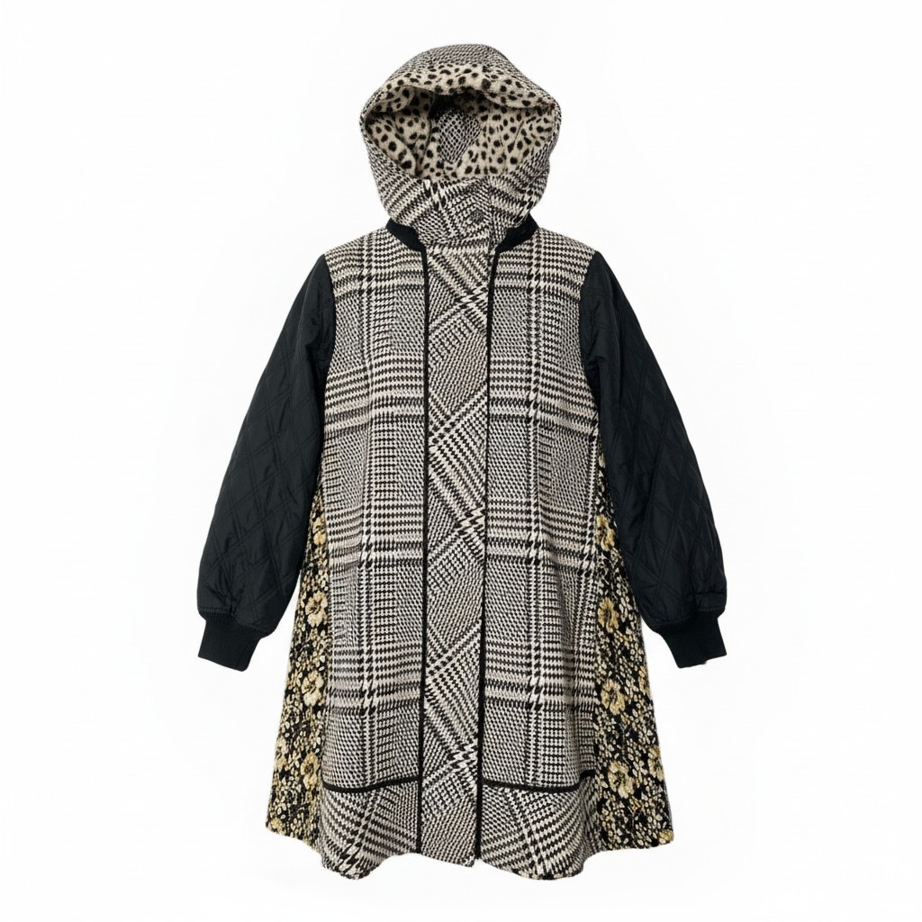 Aquascutum アクアスキュータム 近年模範例 お定まりうつり変わり 厚地の外套 大きさM 日本製 ボンネット取りはらい可t18r 中古