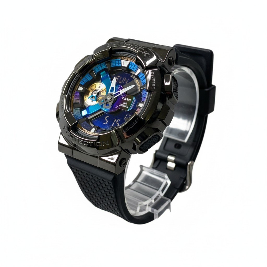 CASIO G-SHOCK カシオ Gショック GM-110B 腕時計 -1AJF タフソーラー デジタル時計 メンズk02i 中古