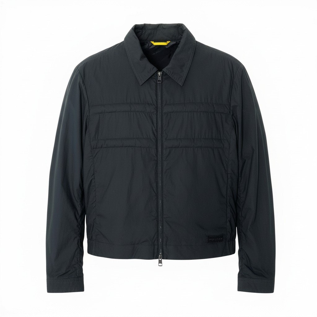 MONCLER モンク軌跡 × Craig Green クレイグ緑であること DOODLE ジップアップジャケット 大きさ3 黒いこと Zip Up Jackett18r 中古