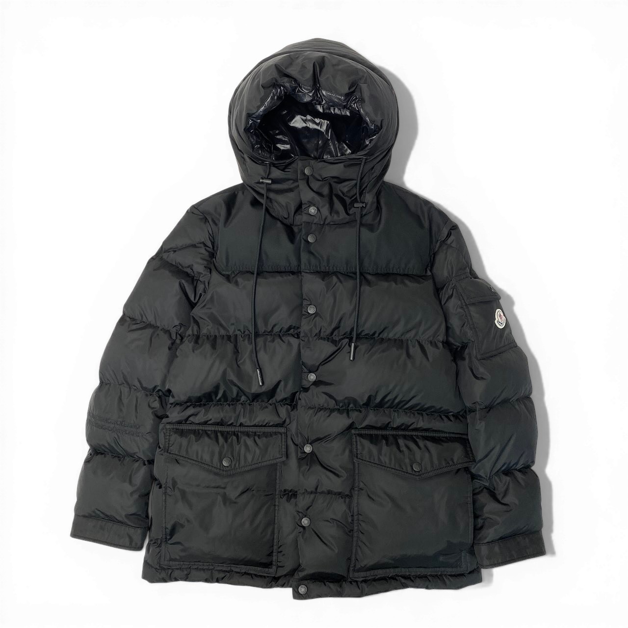 《美品》 MONCLER モンクレール ERQUY エルキュイ ダウンコート H10931A00100 サイズ2 ブラック メンズ着用可 Down Coatt18r 中古｜バリューストック