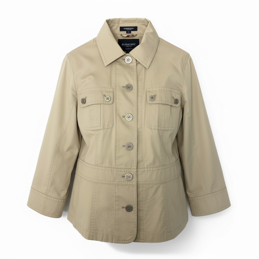 BURBERRY LONDON バーバリー ロンドン シャツジャケット Shirt Jacket サイズ38 ベージュ 山陽商会t18r中古｜バリューストック 9,030円