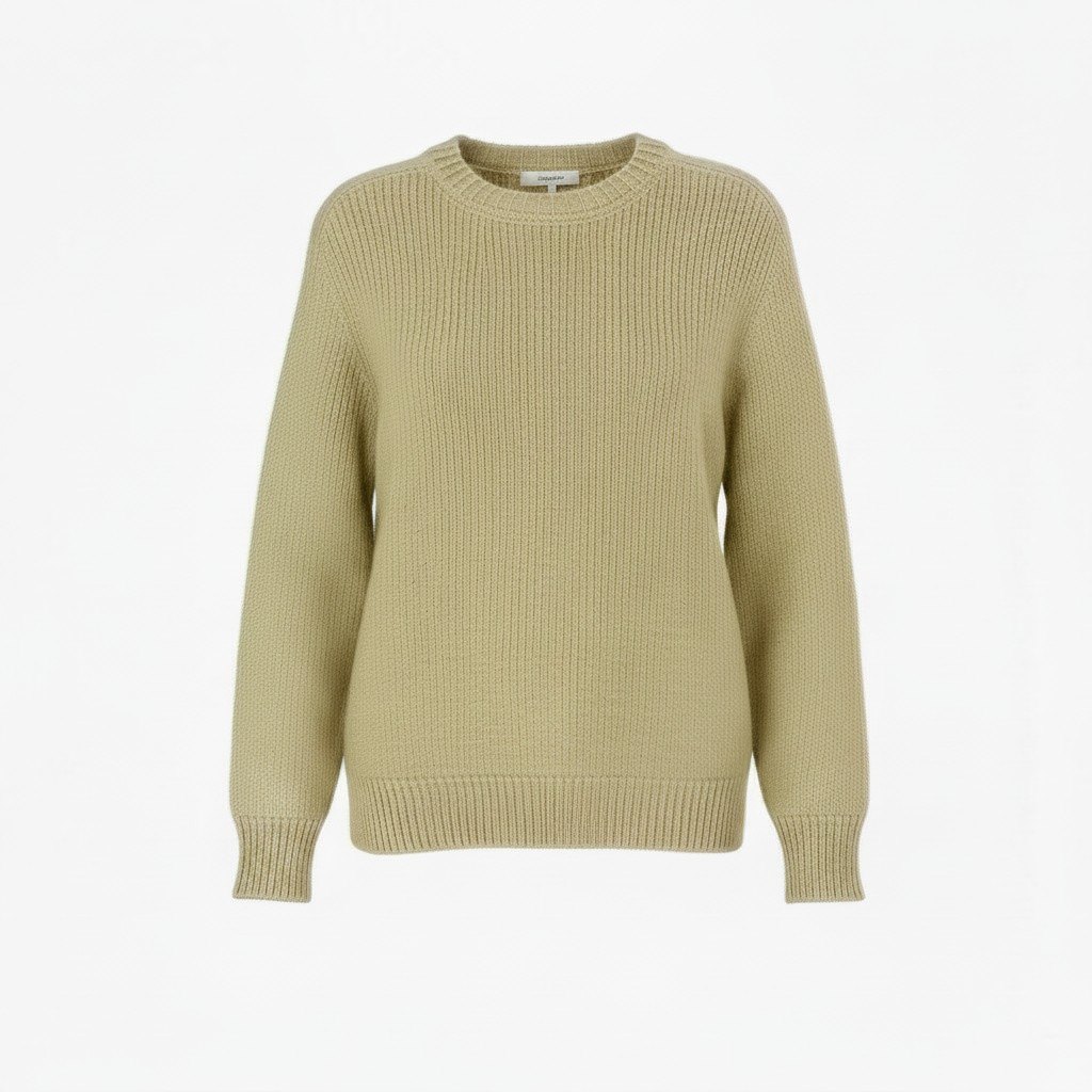 Maison Margiela メゾンマルジェラ リネン 厚地の外套大きさ ブラッシュドセーター ローゲージニット  S50HL0007 大きさS 黄色 リネン100％ メンズ 成人男性服o07t 中古