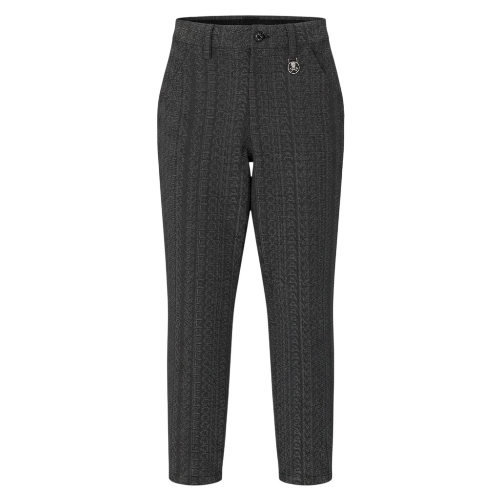 MARK＆LONA マークアンドロナ モノグラムパンツ ゴルフウェア golf ロングストレッチ素材 MLM-1C-AT08 サイズ46 ダークグレー メンズ 紳士服u02t中古｜バリューストック
