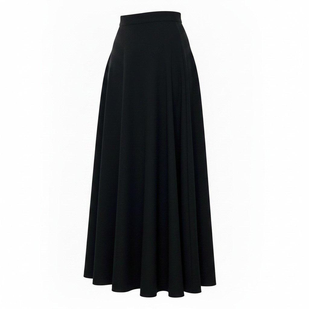 tricot COMME des GARCONS トリココムデギャルソン ロング 太陽フレアスコート 大きさＭ 黒いこと ポリエステル100％ レディース お上さん用u02t 中古