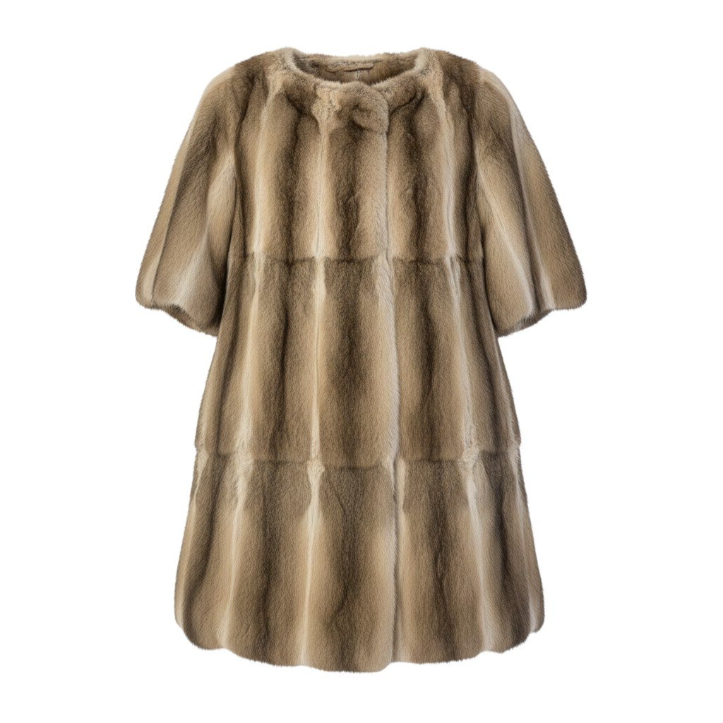 【美品】MARNI 獣の皮厚地の外套 毛皮厚地の外套  40大いさ 赤銅色 リングテイル レディース お上さん用u02t【中古】
