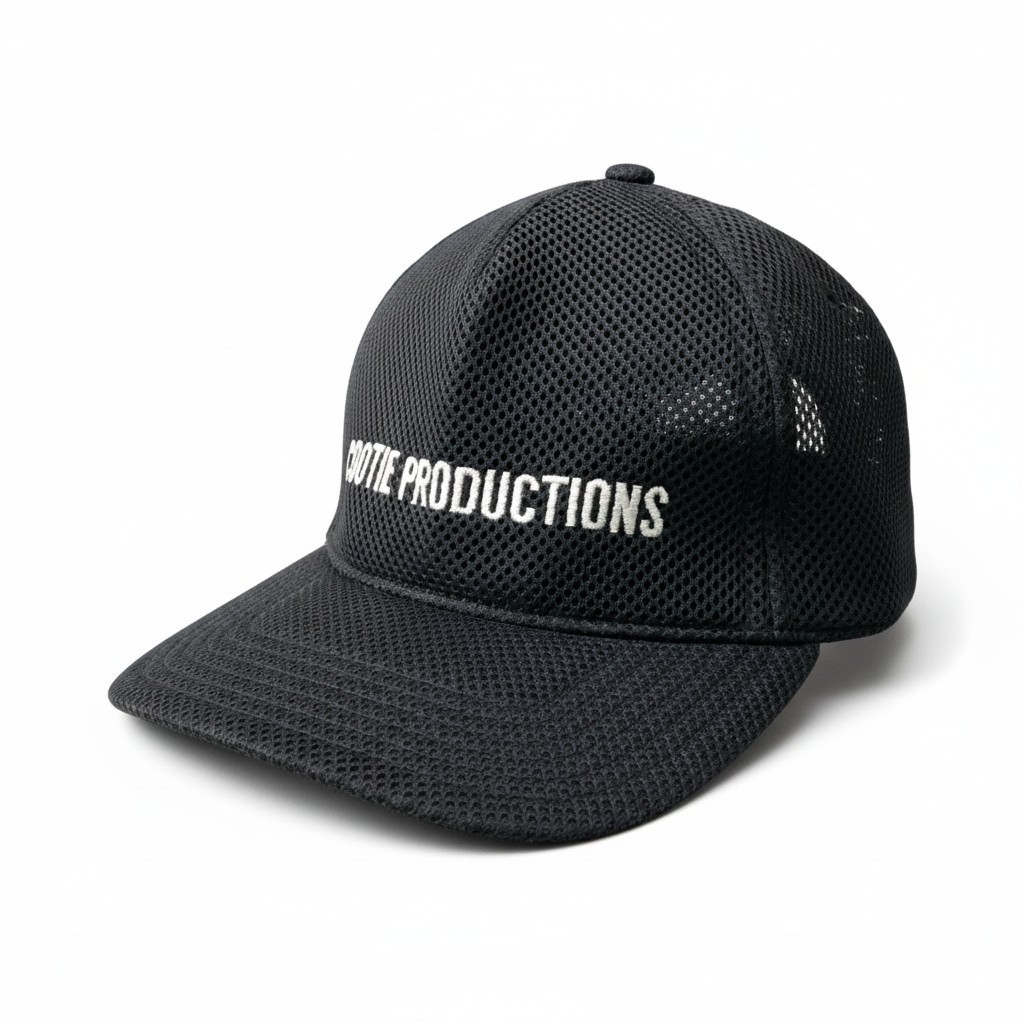 COOTIE PRODUCTIONS クーティー プロダクションズ Puff Mesh 5 Panel Cap メッシュ5パネルキャップ 帽子 日本製 ブラック メンズ 男性用 中古|バリューストック