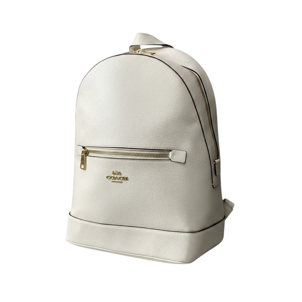《美品》 COACH コーチ ケンリー レザーリュック Kenley Leather Backpack C5680 ホワイト カバン 鞄t18r 中古｜バリューストック