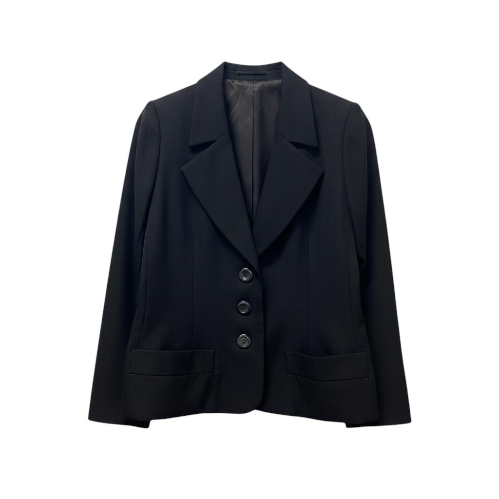 YVES SAINT LAURENT イヴサンローラン リヴゴーシュ ヴィンテージ テーラードジャケット フォーマル サイズ40 ブラック レディース 女性用u02t 【中古】|バリューストック