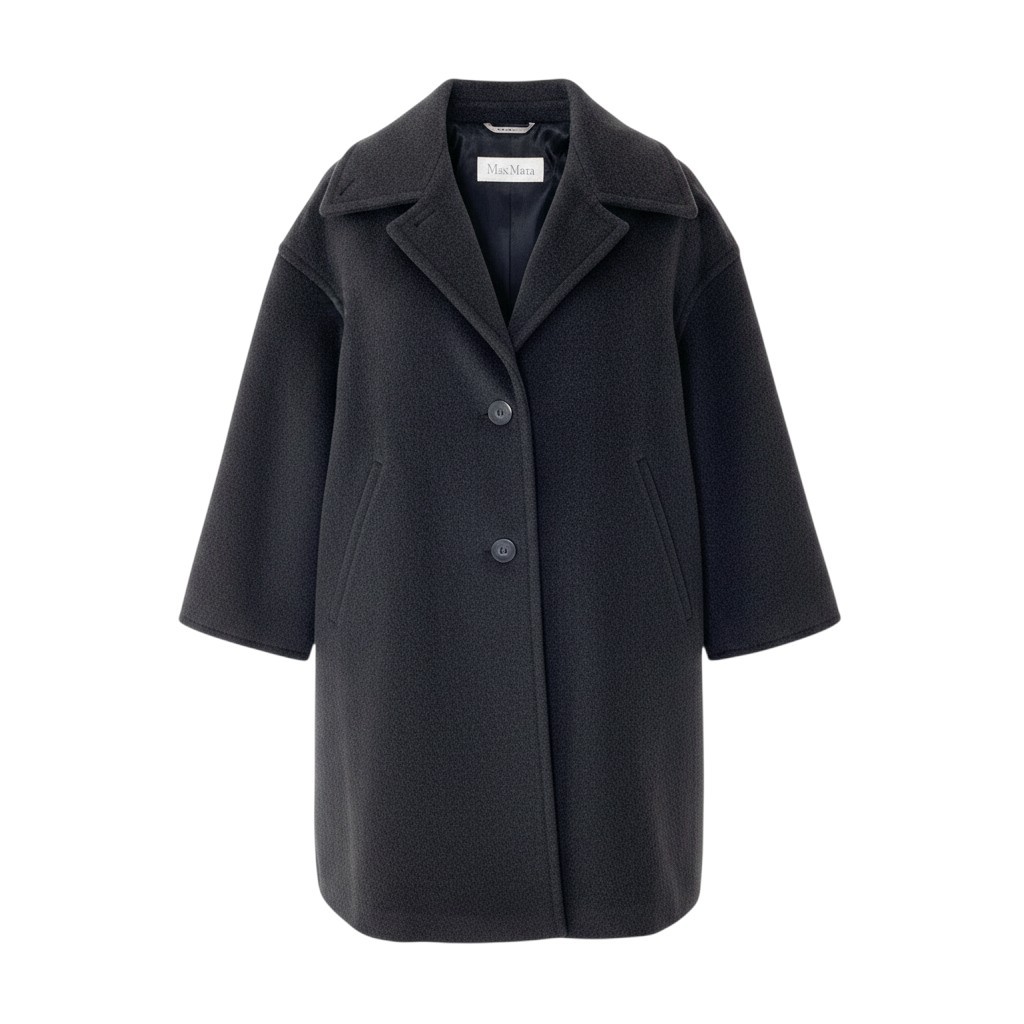 MaxMara マックスマーラ チェスターコート Aライン ウールコート サイズ38 ダークグレー レディース 女性用u02t 中古｜バリューストック
