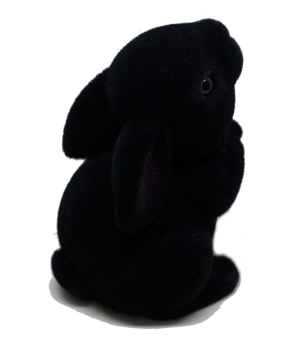 楽天市場 フワフワ動物貯金箱シリーズ 黒ウサギbタイプ 動物置物 インテリア アニマルグッズ 動物グッズ 可愛い かわいい ギフト プレゼント Velvy Mate