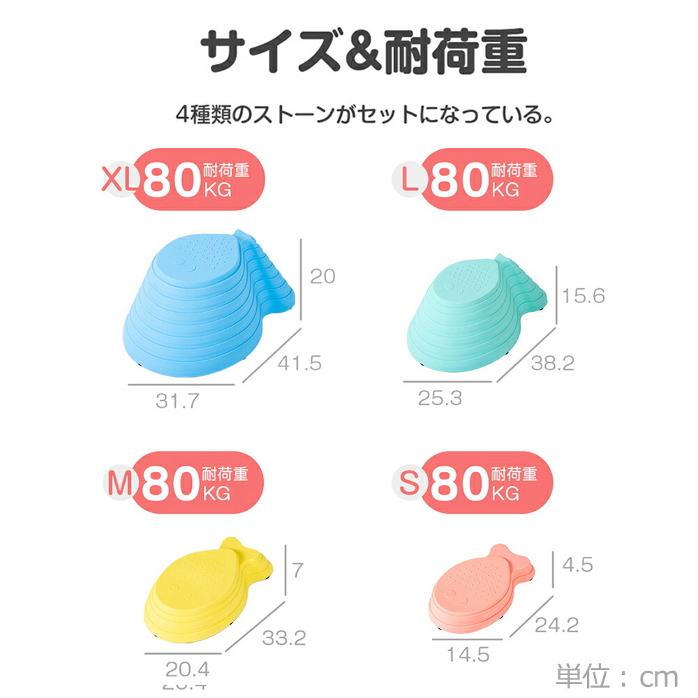 バランスストーン飛び石バランスボード屋内屋外おもちゃ運動不足おもちゃエクササイズフィットネス部屋室内運動あそび子供用有酸素運動耐荷重80kgプレゼント1年保証