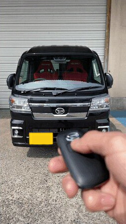 新型ハイゼット対応！軽トラ ダイハツ 500系 ハイゼットエクストラ/ハイゼットジャンボエクストラ キーレス連動 電動格納 オートミラーキット カスタム パーツ
