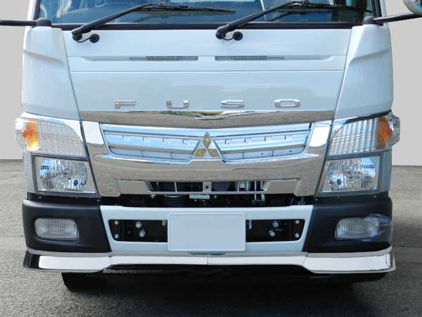 三菱ふそう2t ブルーテックキャンター 標準車 スポイラーメッキガーニッシュ|バンデット3