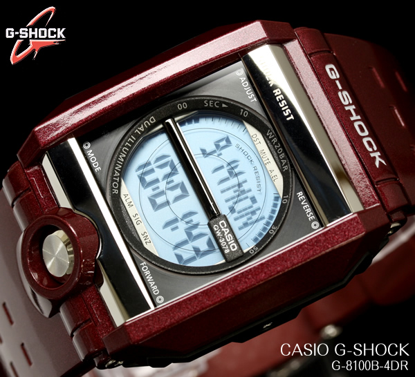 【楽天市場】G-SHOCK 腕時計 カシオ G-8100シリーズ デュアルイルミネーター搭載 人気シリーズ G-8100B-4 送料無料